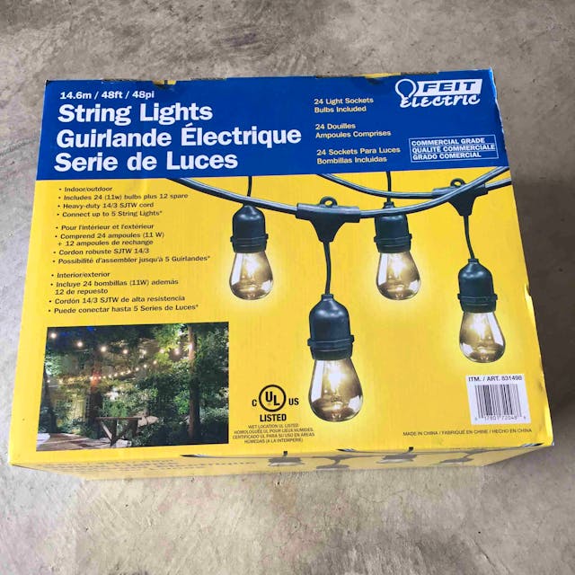 String lights--unopened new
